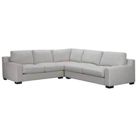 3 Piece Sectional with Track Arms